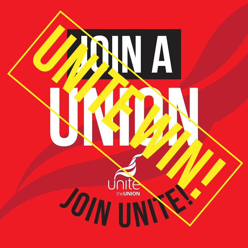 UNITE WIN!
A unite poster with a stamped unite win logo. 